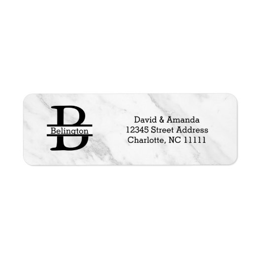 Business Logo Custom Return Address Label (Vorne)