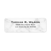 Business Logo Custom Return Address Label (Vorne)