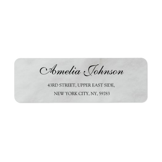 Business Logo Custom Return Address Label (Vorne)