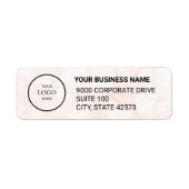 Business Logo Custom Return Address Label (Vorne)
