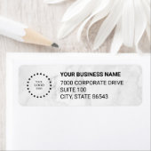 Business Logo Custom Return Address Label (Insitu)