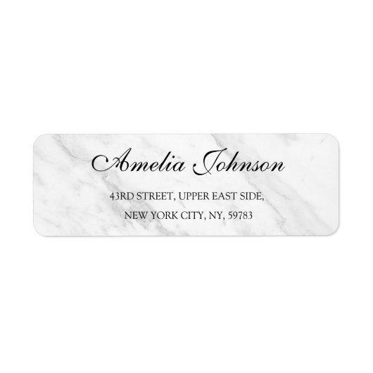 Business Logo Custom Return Address Label (Vorne)