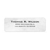 Business Logo Custom Return Address Label (Vorne)