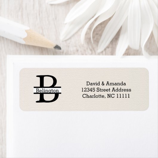 Business Logo Custom Return Address Label (Insitu)