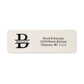 Business Logo Custom Return Address Label (Vorne)