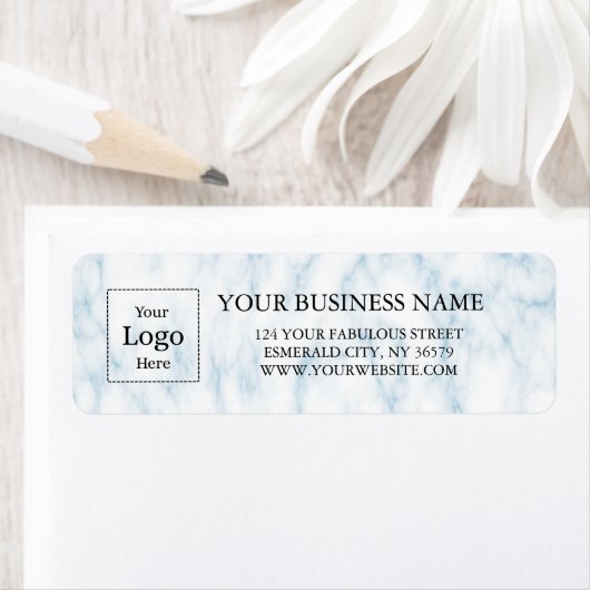 Business Logo Custom Return Address Label (Insitu)