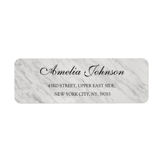 Business Logo Custom Return Address Label (Vorne)