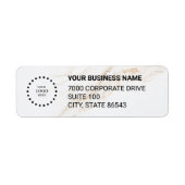 Business Logo Custom Return Address Label (Vorne)