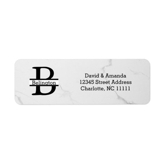 Business Logo Custom Return Address Label (Vorne)