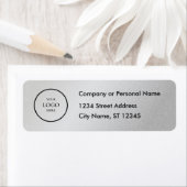 Business Logo Custom Return Address Label (Insitu)