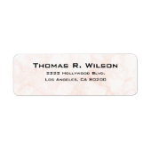 Business Logo Custom Return Address Label (Vorne)