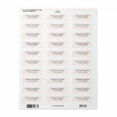 Business Logo Custom Return Address Label (Vorne)