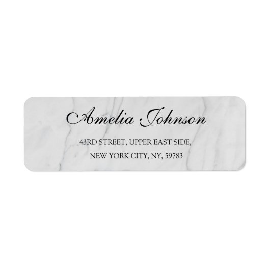 Business Logo Custom Return Address Label (Vorne)