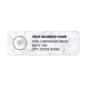 Business Logo Custom Return Address Label (Vorne)