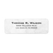 Business Logo Custom Return Address Label (Vorne)