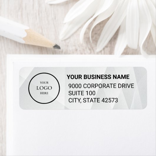 Business Logo Custom Return Address Label (Insitu)