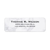 Business Logo Custom Return Address Label (Vorne)