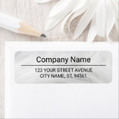 Business Logo Custom Return Address Label (Insitu)