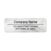 Business Logo Custom Return Address Label (Vorne)