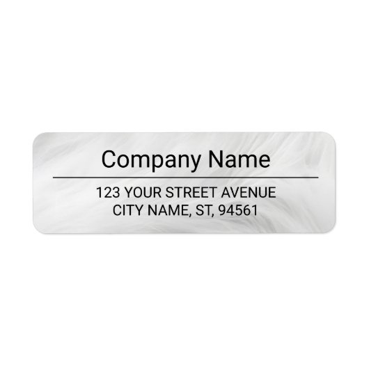 Business Logo Custom Return Address Label (Vorne)
