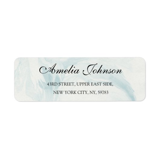 Business Logo Custom Return Address Label (Vorne)
