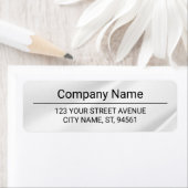 Business Logo Custom Return Address Label (Insitu)