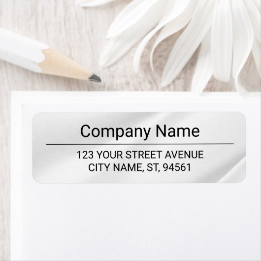 Business Logo Custom Return Address Label (Insitu)