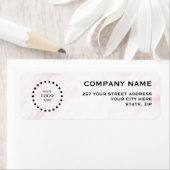 Business Logo Custom Return Address Label (Insitu)