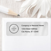 Business Logo Custom Return Address Label (Insitu)
