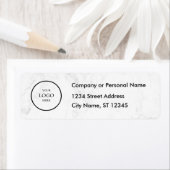 Business Logo Custom Return Address Label (Insitu)
