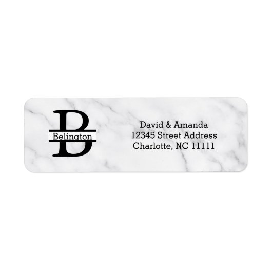 Business Logo Custom Return Address Label (Vorne)