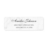 Business Logo Custom Return Address Label (Vorne)