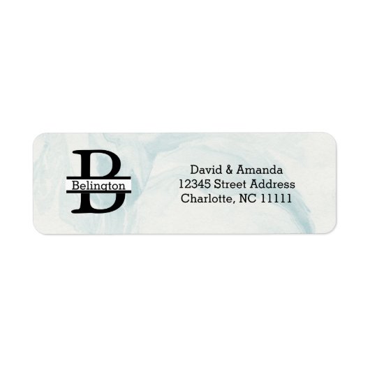 Business Logo Custom Return Address Label (Vorne)