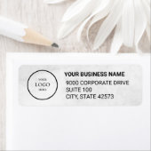 Business Logo Custom Return Address Label (Insitu)