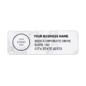 Business Logo Custom Return Address Label (Vorne)