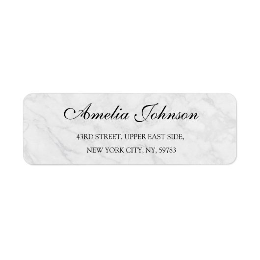 Business Logo Custom Return Address Label (Vorne)