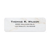 Business Logo Custom Return Address Label (Vorne)