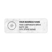 Business Logo Custom Return Address Label (Vorne)