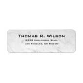 Business Logo Custom Return Address Label (Vorne)