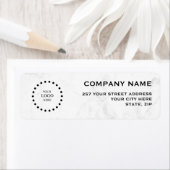 Business Logo Custom Return Address Label (Insitu)