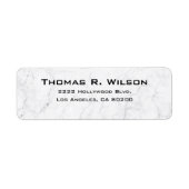 Business Logo Custom Return Address Label (Vorne)