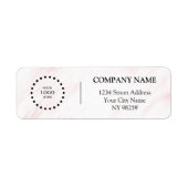 Business Logo Custom Return Address Label (Vorne)