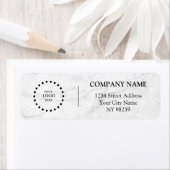 Business Logo Custom Return Address Label (Insitu)