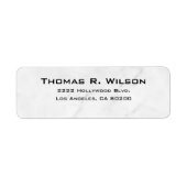 Business Logo Custom Return Address Label (Vorne)