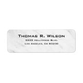 Business Logo Custom Return Address Label (Vorne)
