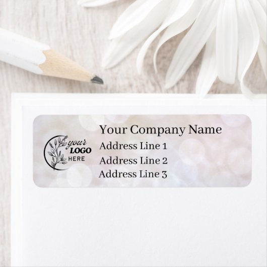 Business Logo Custom Return Address Label (Insitu)