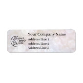 Business Logo Custom Return Address Label (Vorne)