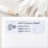Business Logo Custom Return Address Label (Insitu)