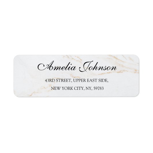 Business Logo Custom Return Address Label (Vorne)