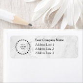 Business Logo Custom Return Address Label (Insitu)
